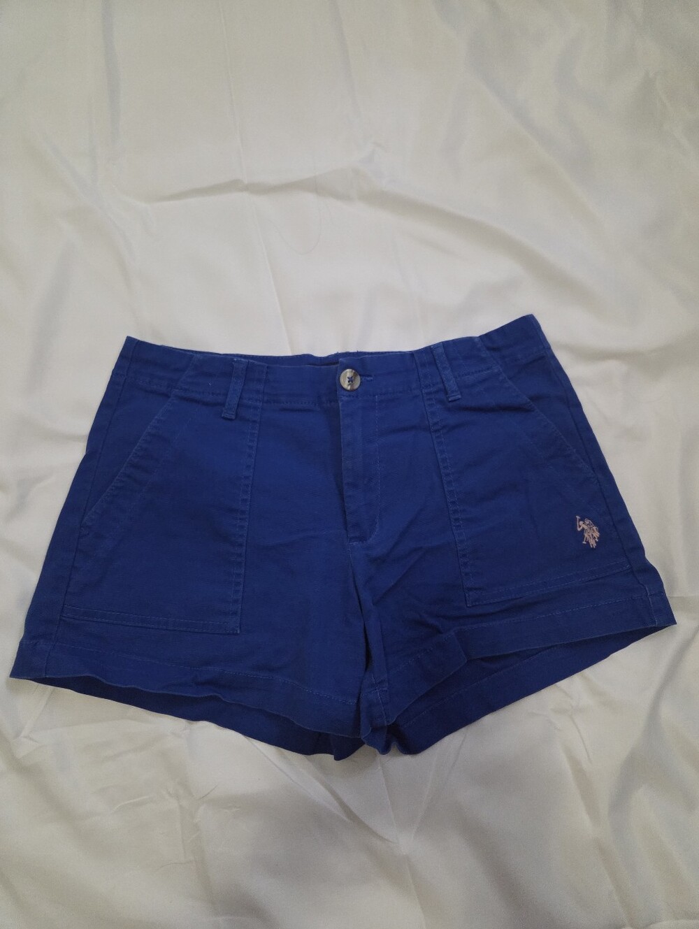U.S. Polo Assn. Royal Blue High Waist Women's Short
